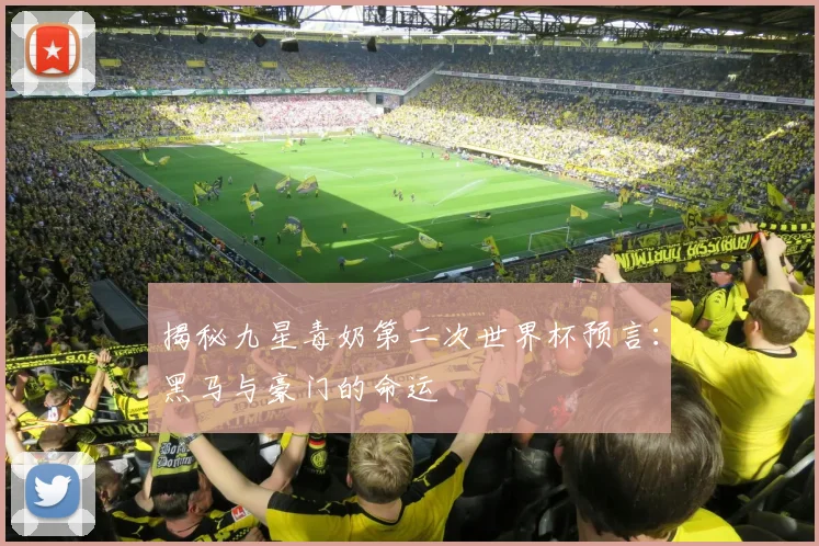 揭秘九星毒奶第二次世界杯预言:黑马与豪门的命运